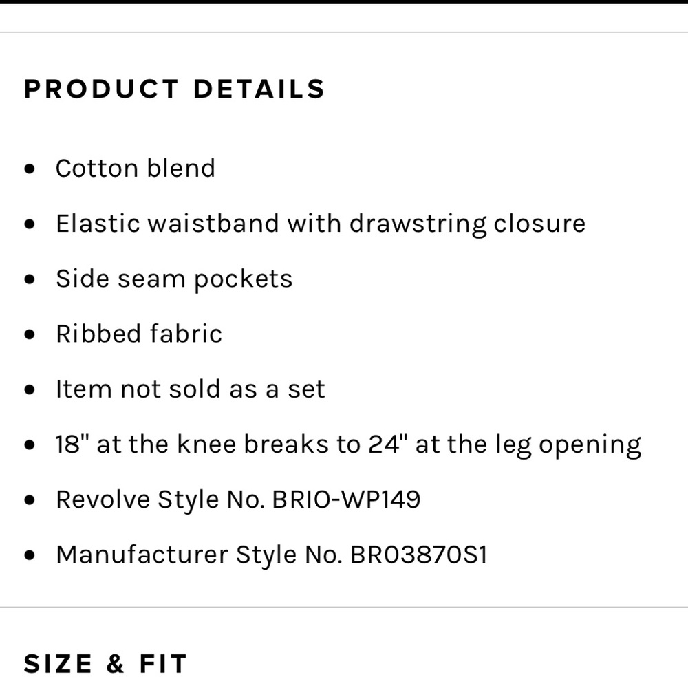 Beach Riot Hailey Pant - Picture 4 of 6